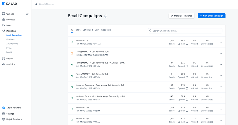 kajabi tip for simplifying your email marketing